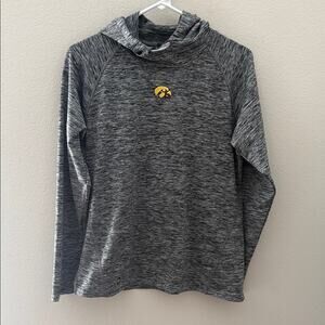 Iowa Hawkeyes Hooded Lightweight Pullover with Logo